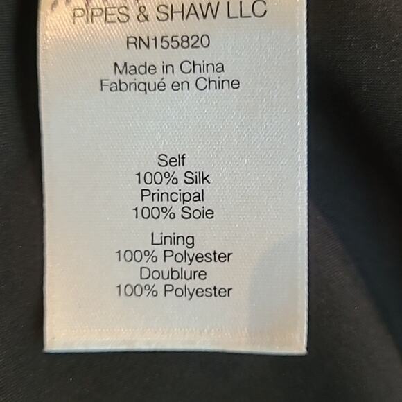 Veronica Beard "Kerri" Vintage-Inspired Print Silk Dress, Ruched Skirt, Size 6 - Picture 9 of 10